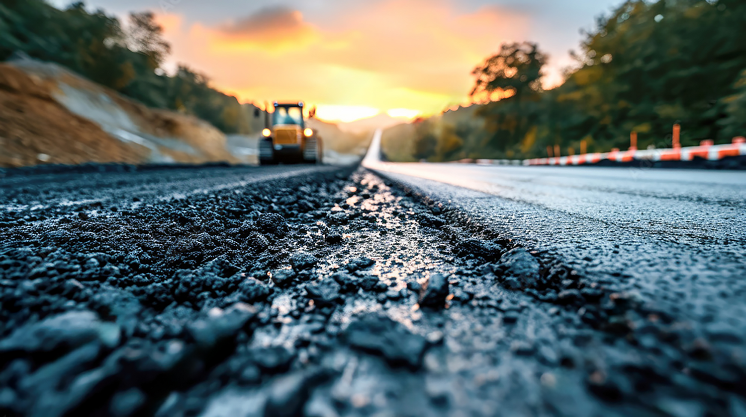 足場を組み立てる作業員の影